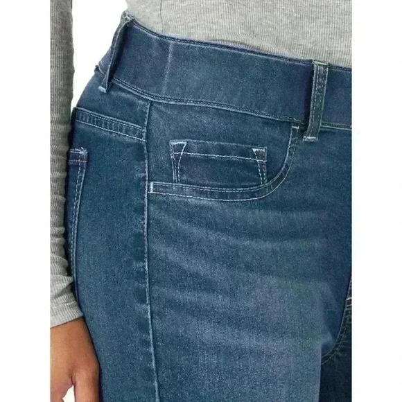 Lee Women's Mid Rise Pull On Size M Stretch Jeggings Medium Wash - Picture 5 of 6